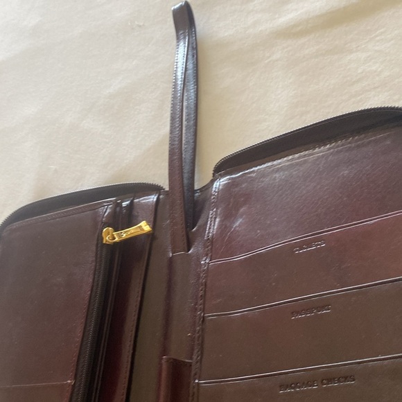 Emerson by Ricardo Beverly Hills Brown Leather Wallet/ Clutch Bag NWOT - Picture 3 of 11